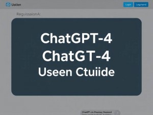 ChatGPT-4官网使用指南,新手快速上手指南