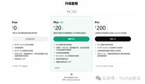 OpenAI 推出高级订阅会员:ChatGPT Pro,价格是 ChatGPT Plus 的十倍,每月 200 美元